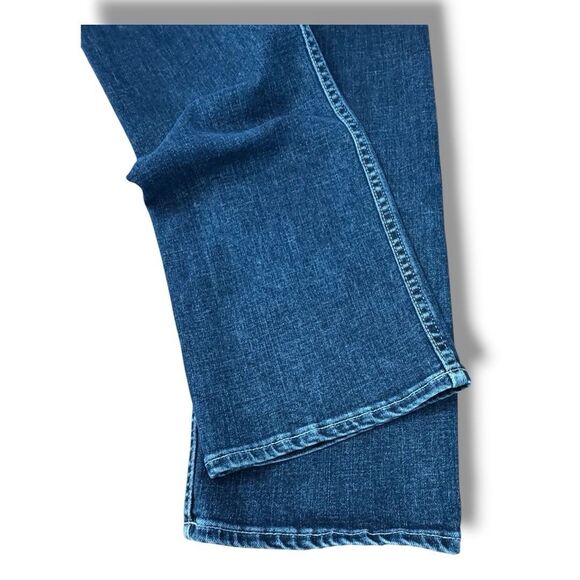 7 For All Mankind Carsen Denim Jeans Blue Straight Casual Midrise Women's Sz 29 - Picture 11 of 13